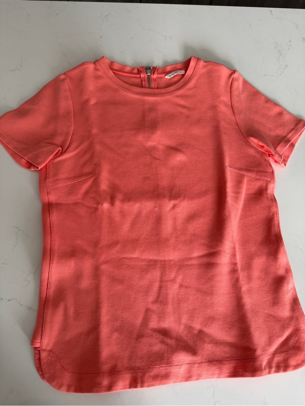 Women’s Coral Short-Sleeve Club Monaco Crewneck T-shirt